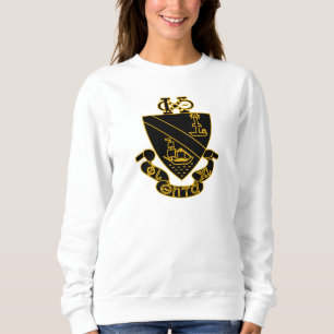 Phi Chi Theta Wapen Goud en Zwart Trui