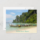 Phi Phi-eilanden, Thailand Briefkaart (Voorkant / Achterkant)