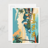 Phi Phi Island Thailand kunst reizen Briefkaart (Voorkant / Achterkant)