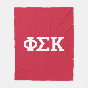Phi Sigma Kappa Letters Fleece Deken