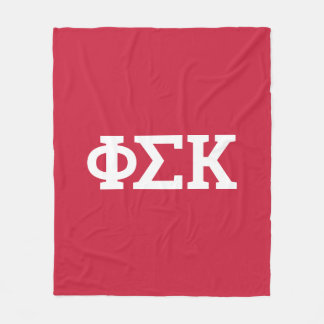 Phi Sigma Kappa Letters Fleece Deken