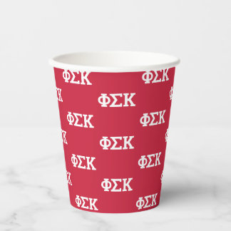 Phi Sigma Kappa Letters Papieren Bekers