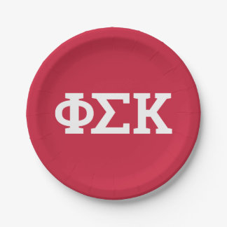 Phi Sigma Kappa Letters Papieren Bordje