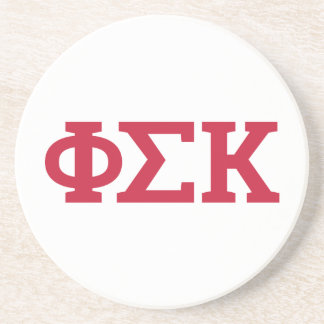 Phi Sigma Kappa Letters Zandsteen Onderzetter