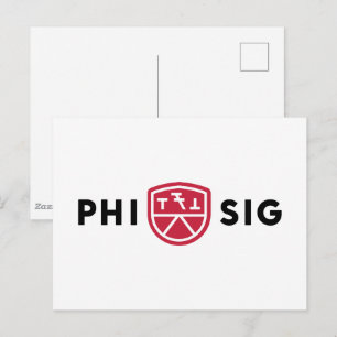 Phi Sigma Kappa-logo Briefkaart