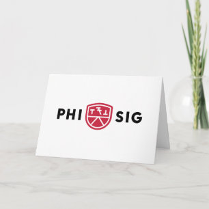 Phi Sigma Kappa-logo Kaart