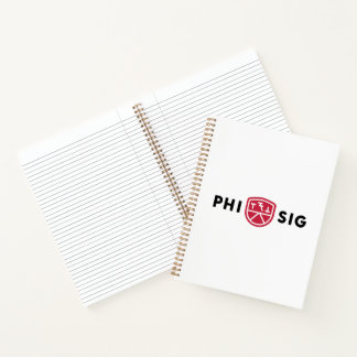 Phi Sigma Kappa-logo Notitieboek