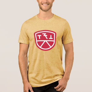 Phi Sigma Kappa Schild 3 Tri-Blend Shirt