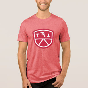 Phi Sigma Kappa Schild 5 Tri-Blend Shirt