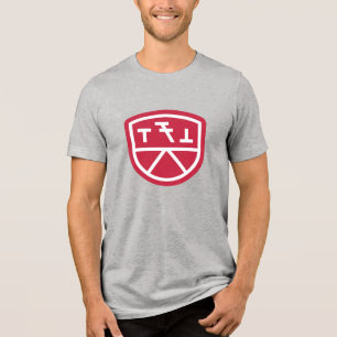 Phi Sigma Kappa Schild 7 Tri-Blend Shirt