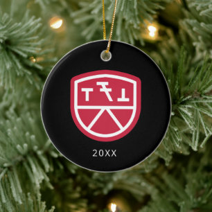Phi Sigma Kappa Schild Keramisch Ornament