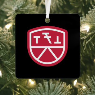 Phi Sigma Kappa Schild Metalen Ornament