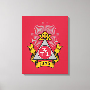 Phi Sigma Kappa Wapen Canvas Afdruk