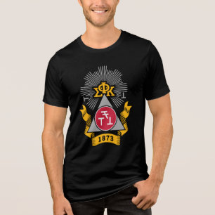Phi Sigma Kappa Wapen Tri-Blend Shirt