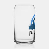 Phi Sigma Sigma Bleu Monochrome Arc-en-ciel (Gauche)