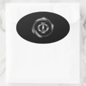 Phi-symbool Ovale Sticker (Tas)