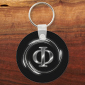 Phi-symbool Sleutelhanger (Voorkant)