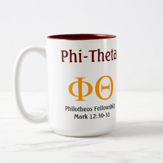 Phi-Theta-Mok Tweekleurige Koffiemok
