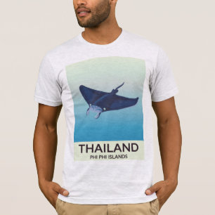 Phi van Thailand Phi het poster van de Reis van T-shirt