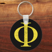 Phi - Wiskundige symbolen Sleutelhanger (Voorkant)