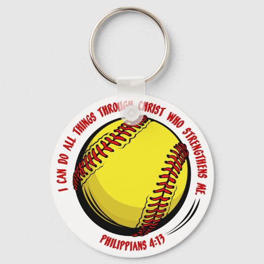 PHIL.413 - SOFTBALL SLEUTELHANGER (Voorkant)