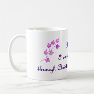 Phil 4:13 : Je peux faire tout par Christ Mug