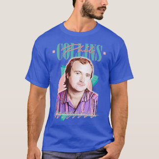 Phil Collins Retro 80s esthetisch ventilator ontwe T-shirt