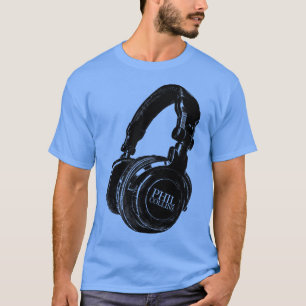 Phil Collins Retro Hoofdtelefoon T-shirt