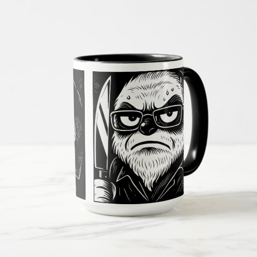 Phil Elmore Mug de fentes en colère (Devant droit)