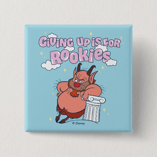 Phil - Giving Up is for Rookies Button (Voorkant)