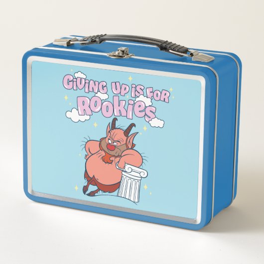 Phil - Giving Up is for Rookies Metal Lunch Box (Devant)