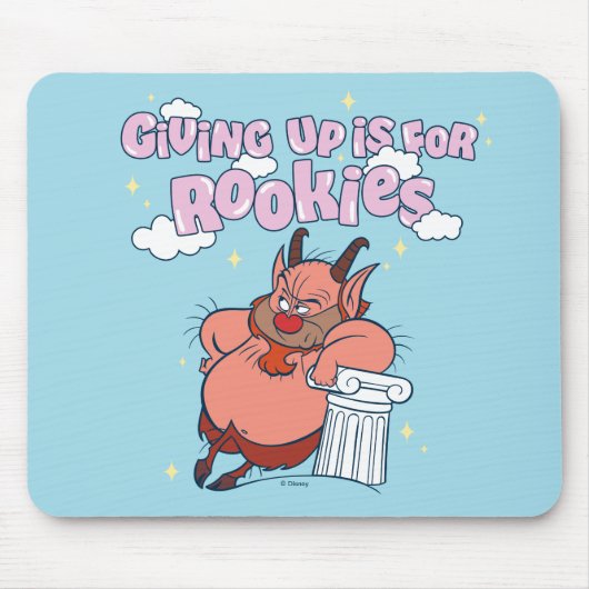 Phil - Giving Up is for Rookies Mouse Pad Muismat (Voorkant)