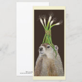 Phil la carte plat de la marmotte (Devant / Derrière)