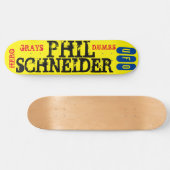 PHIL SCHNEIDER OVNI / GRIS /HÉROS Skateboard (Horz)