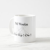 Phil Woolas, doelwit van de Militant Verkiezingsre Koffiemok (Voorkant links)