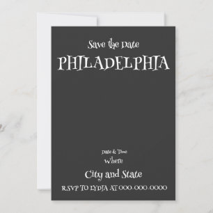 PHILADELPHIA 2024 Feestviering Vakantie Dinner Kaart
