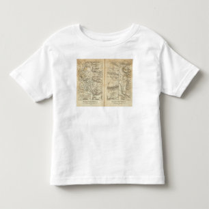 Philadelphia aan de Washington Road Map Kinder Shirts