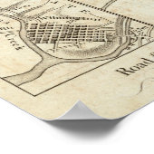 Philadelphia aan Washington Road Map 2 Poster (Hoek)