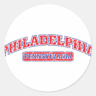 Philadelphia Athletic Ronde Sticker