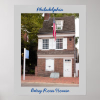Philadelphia Betsy Ross Poster