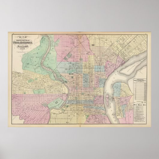 Philadelphia, Camden Poster (Voorkant)