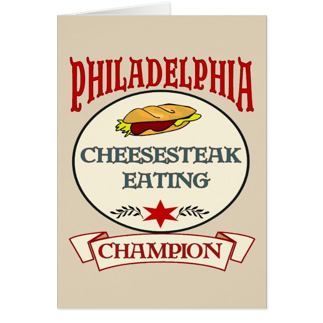 Philadelphia Cheese Steak Eating Champ (Voorkant)