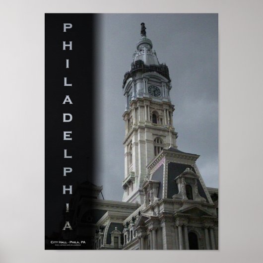 Philadelphia - City Hall Poster (Voorkant)