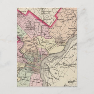 Philadelphia County, City Briefkaart