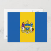 Philadelphia Flag Briefkaart (Voorkant / Achterkant)