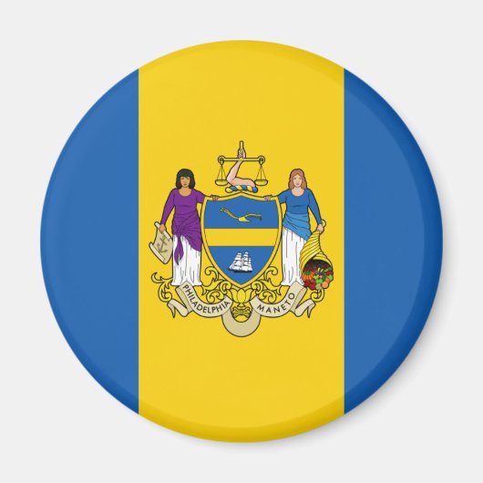 Philadelphia Flag Magneet (Voorkant)