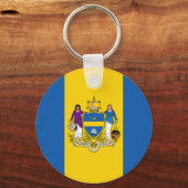 Philadelphia Flag Sleutelhanger (Voorkant)