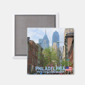 Philadelphia fotografie magneet ontwerp (Voorkant / Achterkant)
