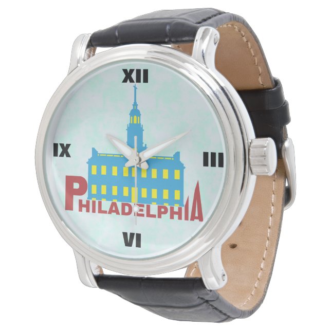 Philadelphia Horloge (Gekanteld)