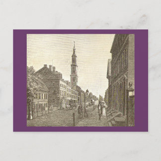 Philadelphia in 1800 Briefkaart